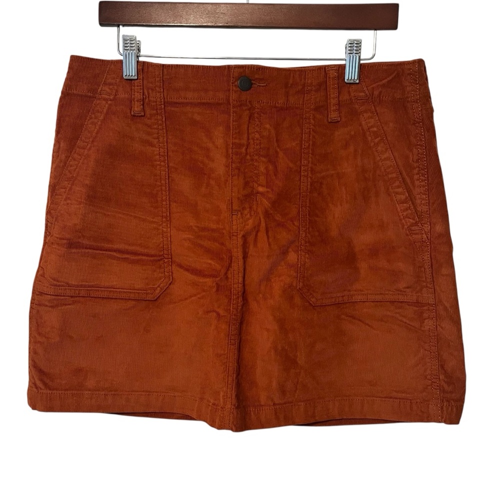 ✨3/$30 Old Navy Orange Corduroy Mini Skirt
